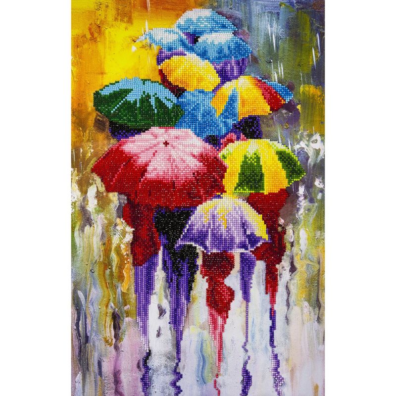 Leisure Arts Diamond Art Advanced Kit 14"X16"-Rainy Day
