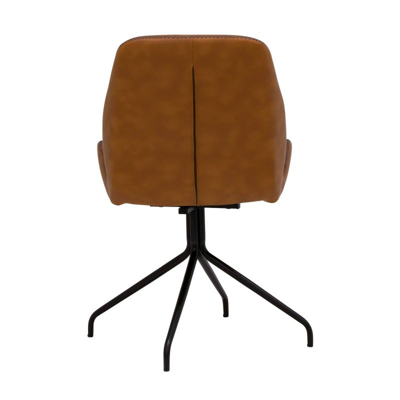 Devonport Swivel Office Chair Black/Copper - Calico Designs