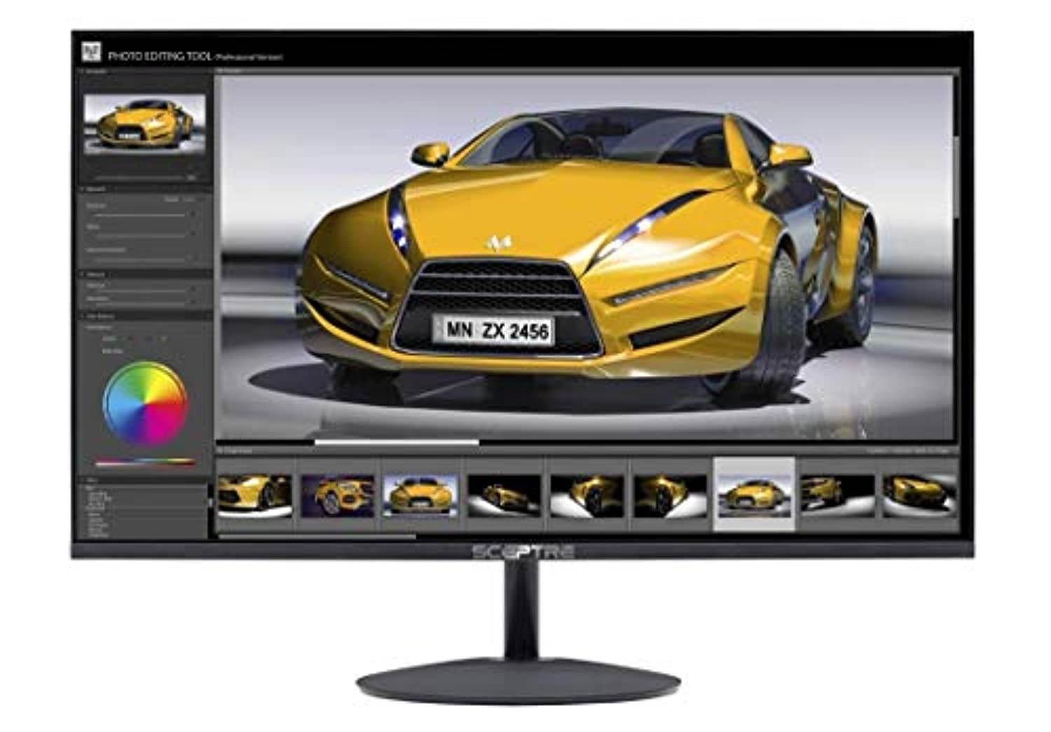 Sceptre E275W-1920 27" 75Hz Monitor HDMI VGA Build-In Speakers, Metal Black (E275W-1920V1)