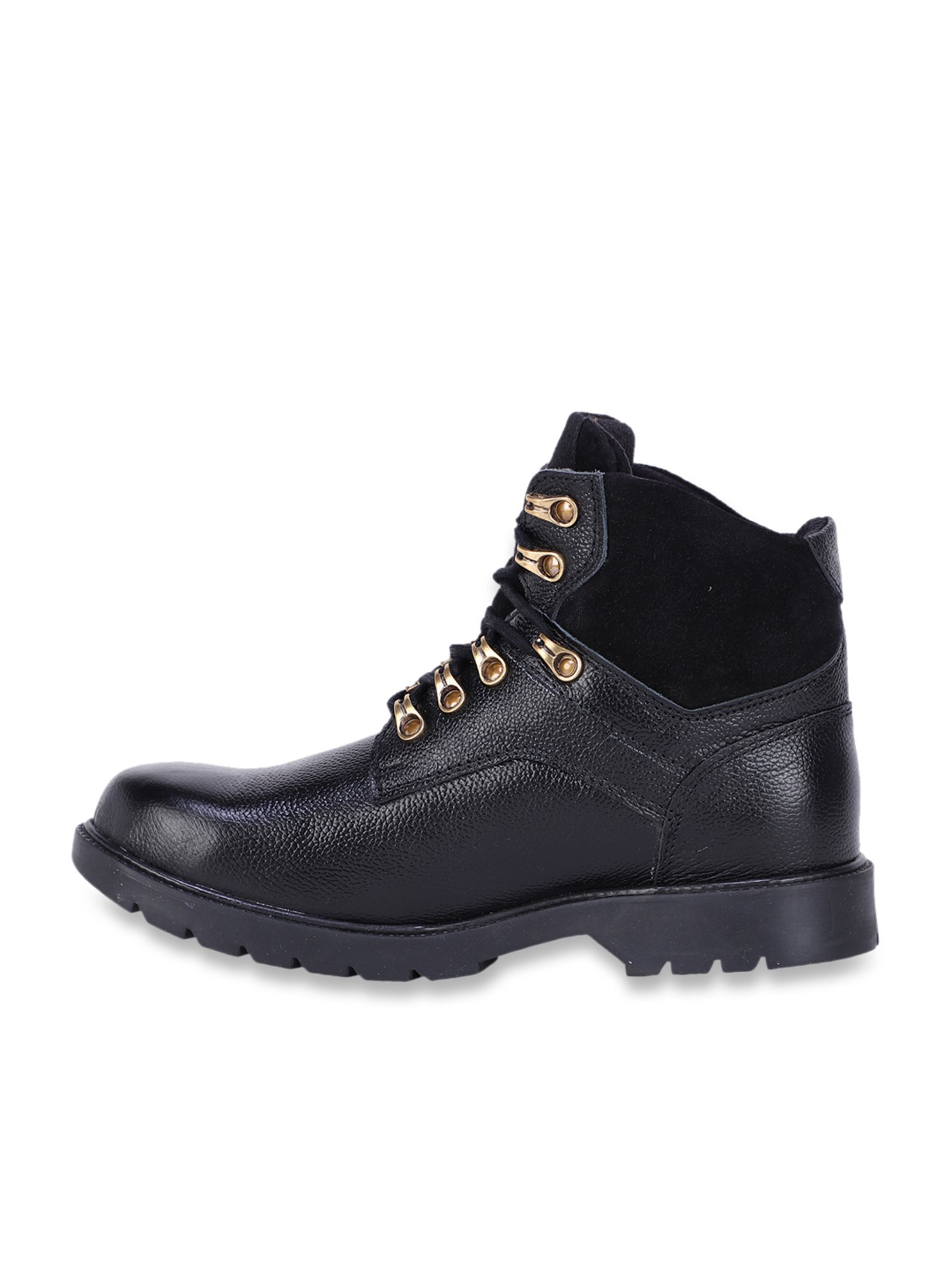 Shences Black Derby Boots