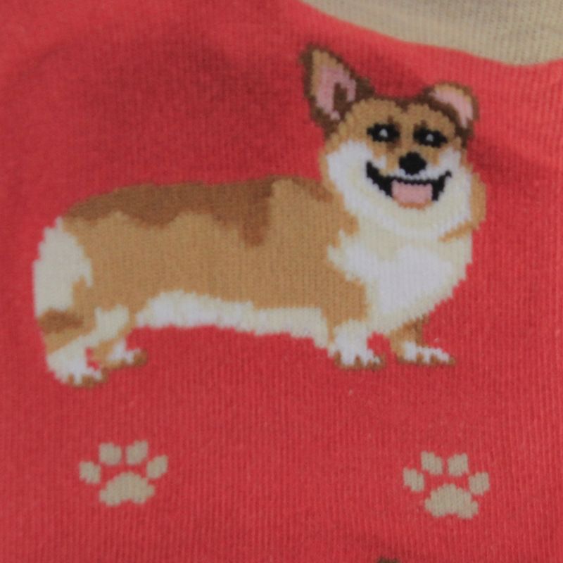 Novelty Socks 14.0" Welsh Corgi Happy Tails Socks Premium Quality Soft E & S Pet  -  Socks