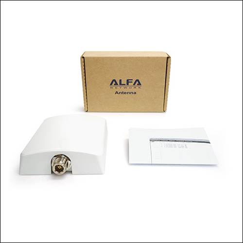 ALFA APA-L2458-08A 8 dBi outdoor dual band 2.4/5 GHz Wi-Fi panel antenna for Alfa Tube-UAC2
