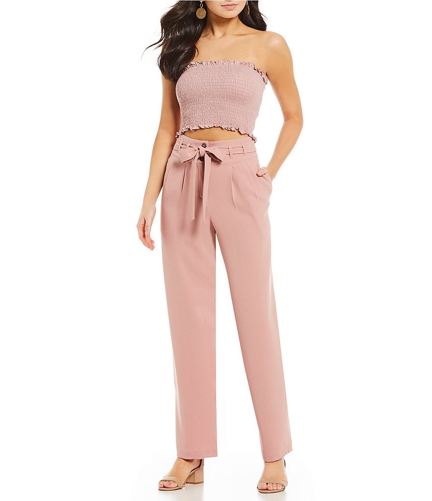 Double Zero Smocked Tube Top