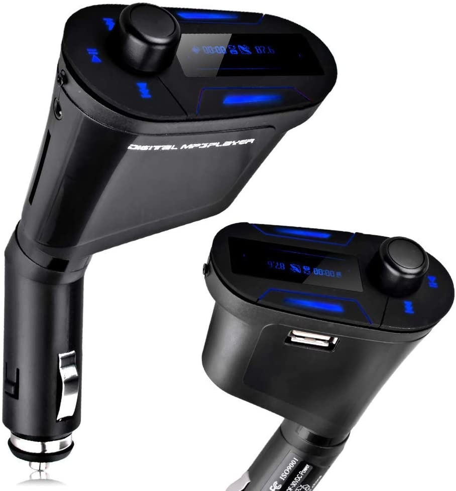 Car Kit MP3 Player FM Transmitter Wireless Car Music Player FM Adapter for Car Three Colors Optional with Remote Control