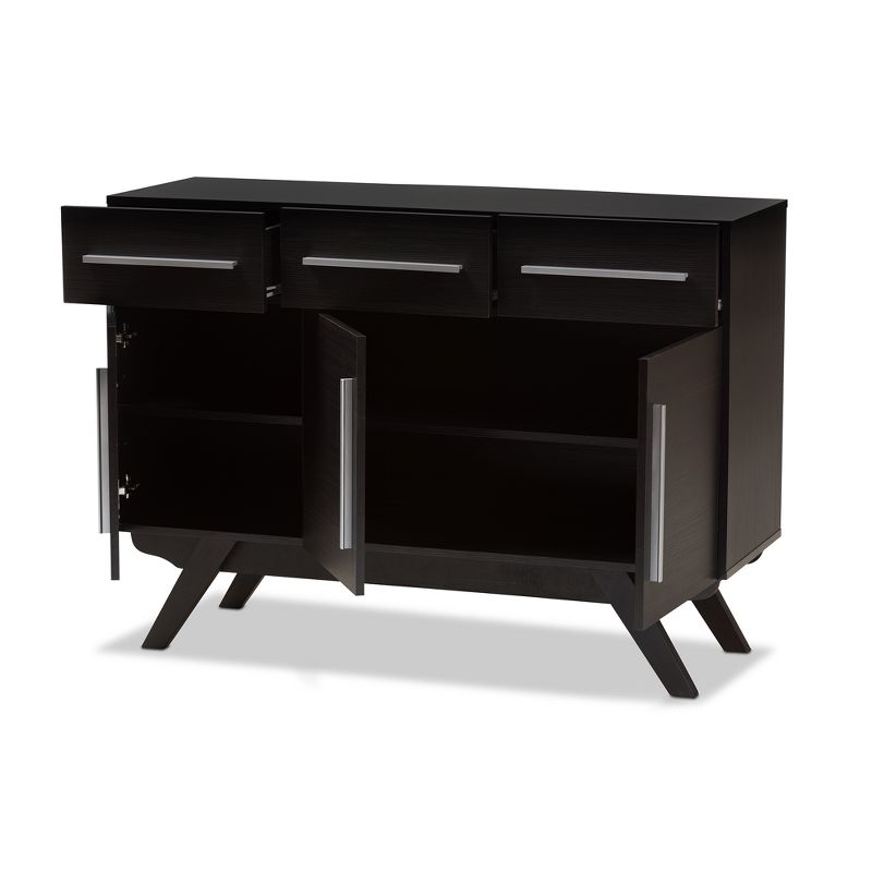 Carmel Sideboard Dark Brown/Black - Chique