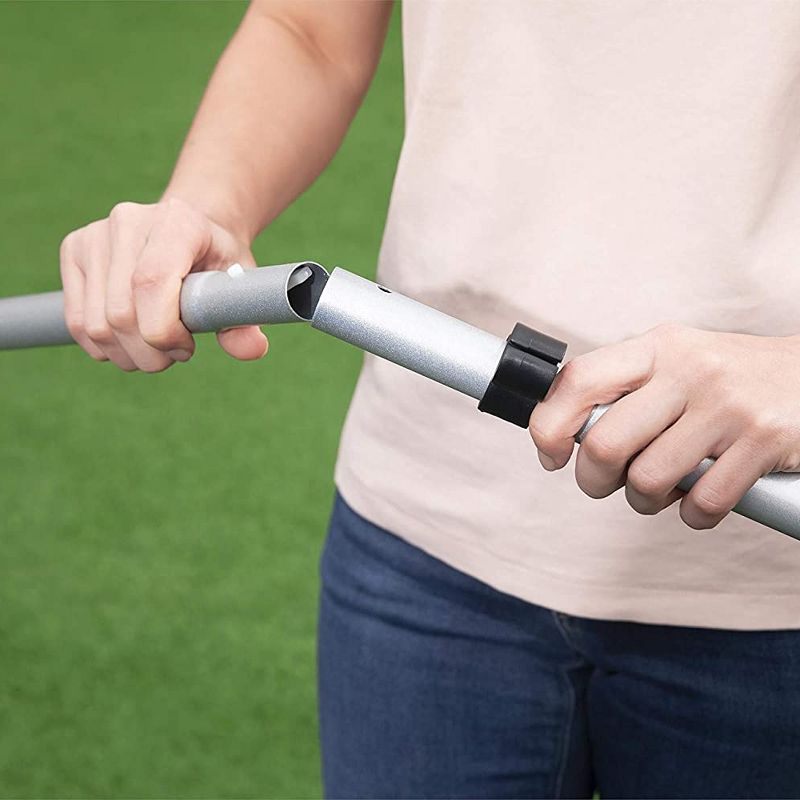 Bestway FlowClear Interchangeable Aboveground Inground Pool Skimmer Vacuum Cleaning Maintenance Kit with Aluminum Handle