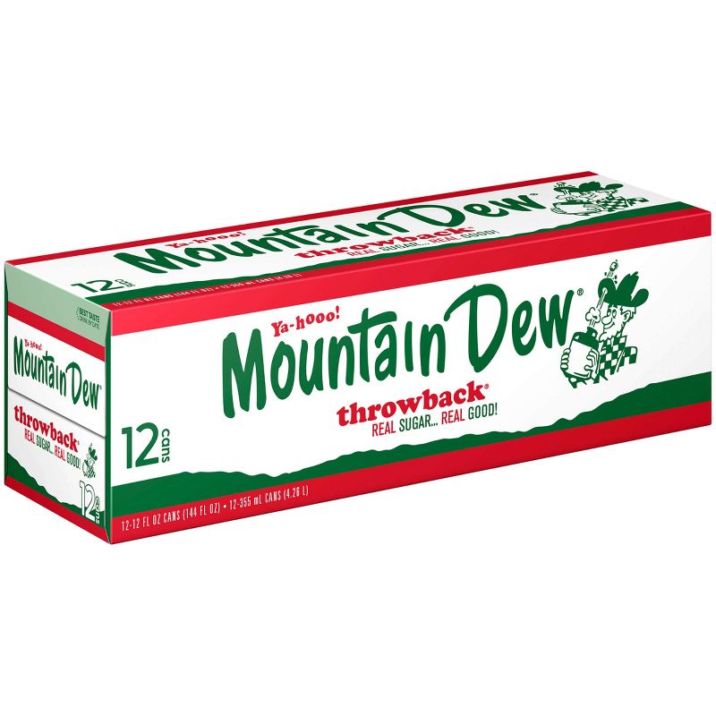 Mountain Dew Throwback Soda - 12pk/12 fl oz Cans