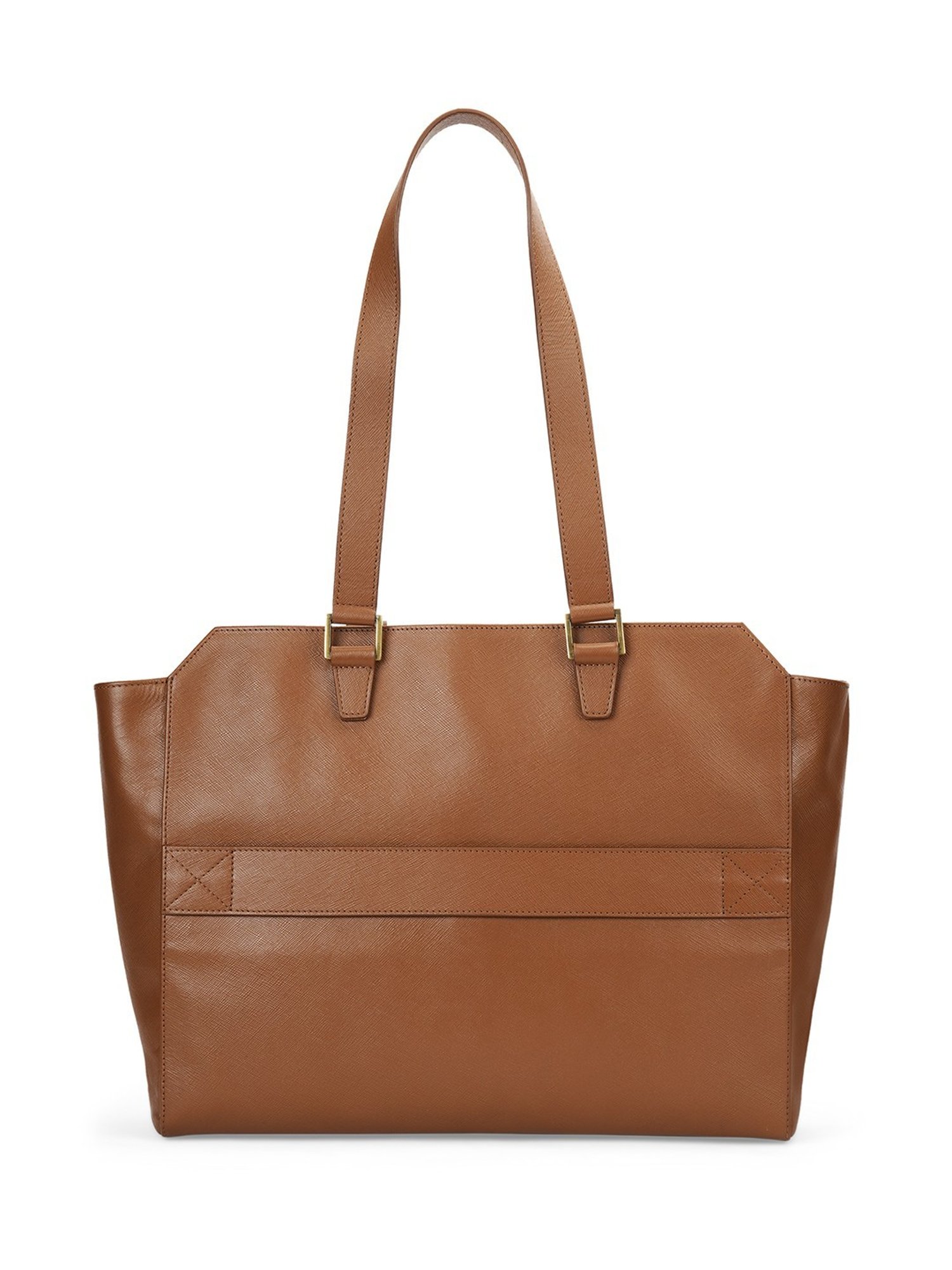 PERQUISITE THE SHERYL Brown Solid Medium Tote Handbag