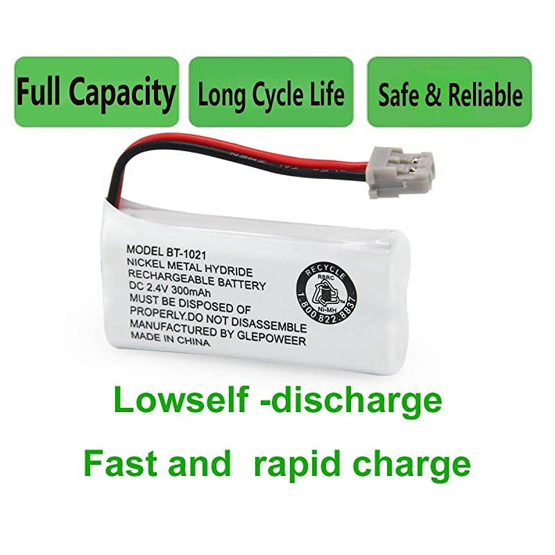 BBTG0798001 Rechargeable Battery Replacement Compatible with Uniden Cordless Handset Telephones Model BT1008 BT1016 24V3 Pack