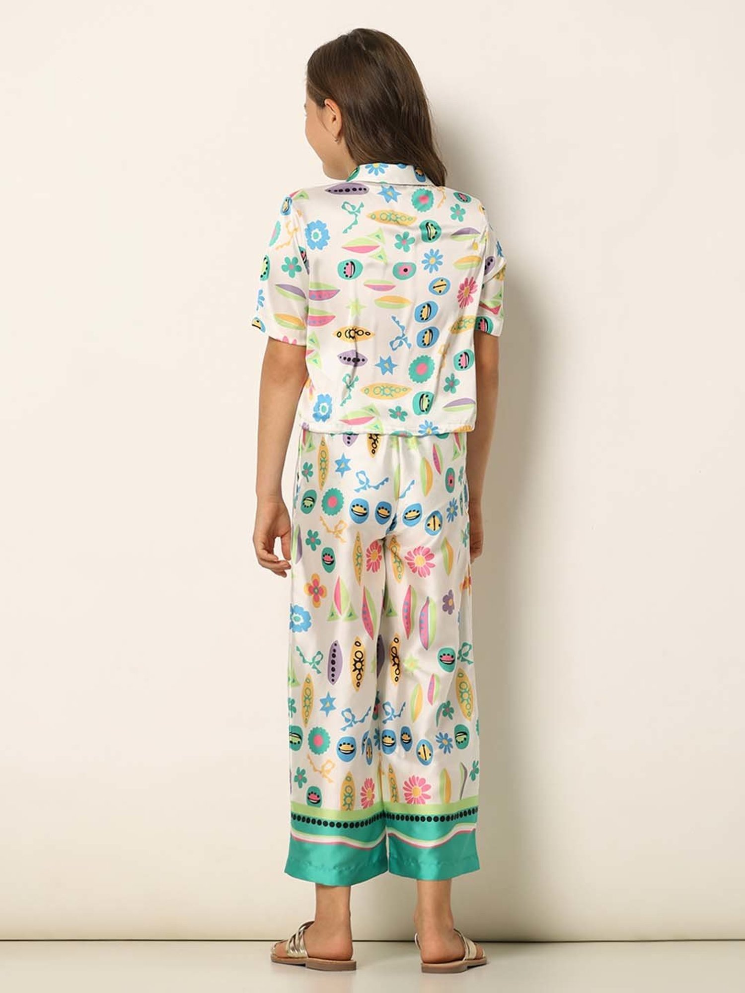 VERO MODA GIRL Multicolor Printed Shirt