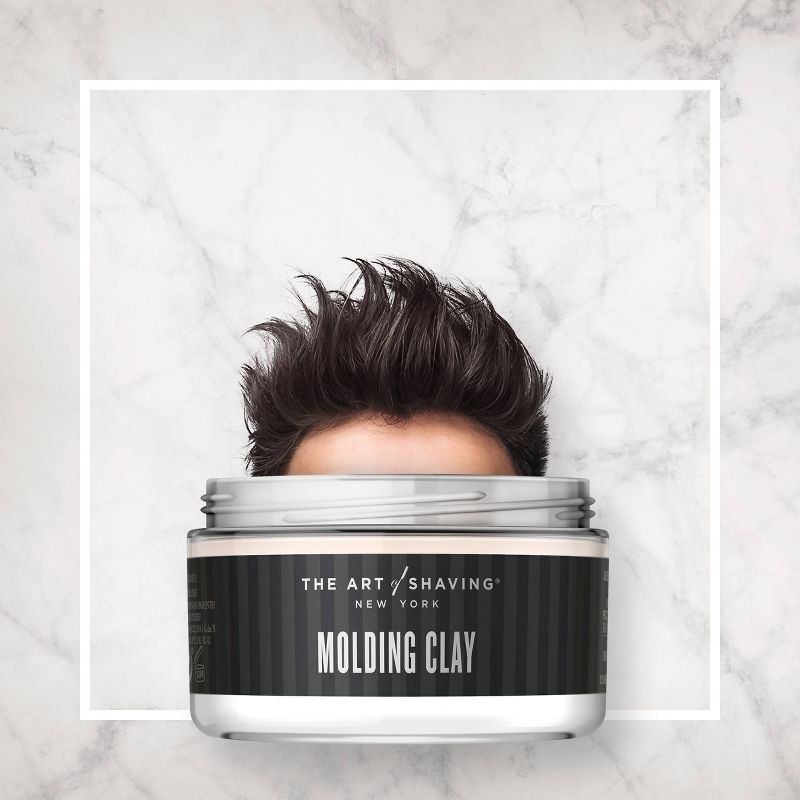 The Art Of Shaving Men's Molding Clay Hair Styling Product - 2oz