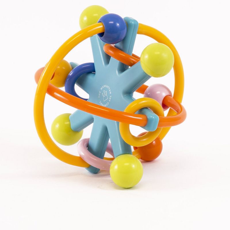Manhattan Toy Stellar Rattle Baby Toy with BPA-free Teething Rings