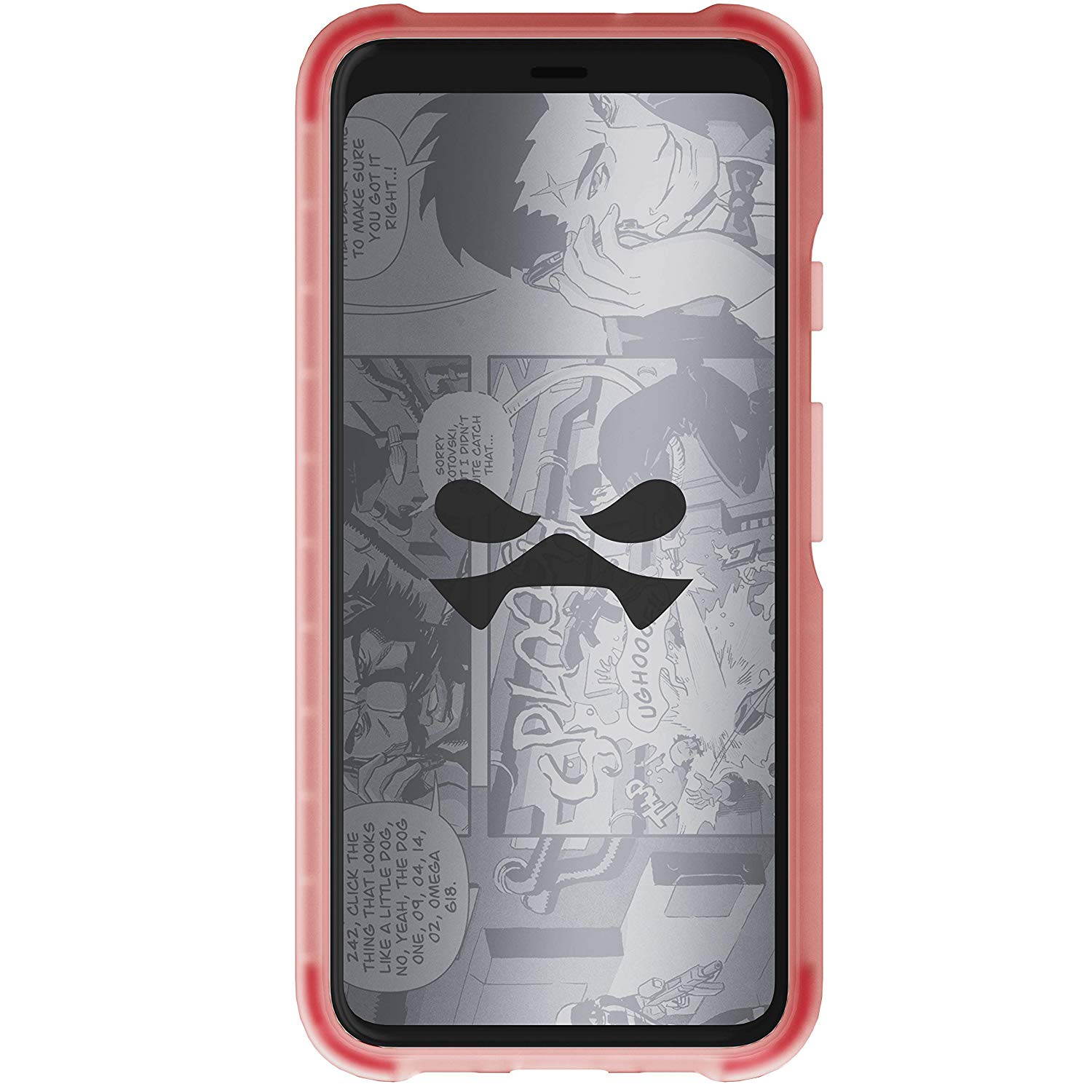 Ghostek Covert Clear Pixel 4 XL Case with Super Slim Fit Design and Secure Hand Grip Tough Shockproof Heavy Duty Protection Wireless Charging Compatible for 2019 Google Pixel 4 XL (6.3 Inch) - (Pink)