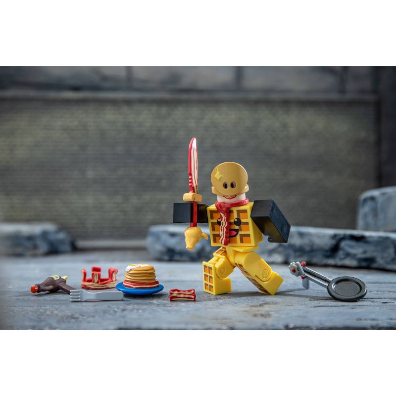 Roblox Avatar Shop Series Collection - Makin' Bacon Pancakes Figure Pack (Includes Exclusive Virtual Item)