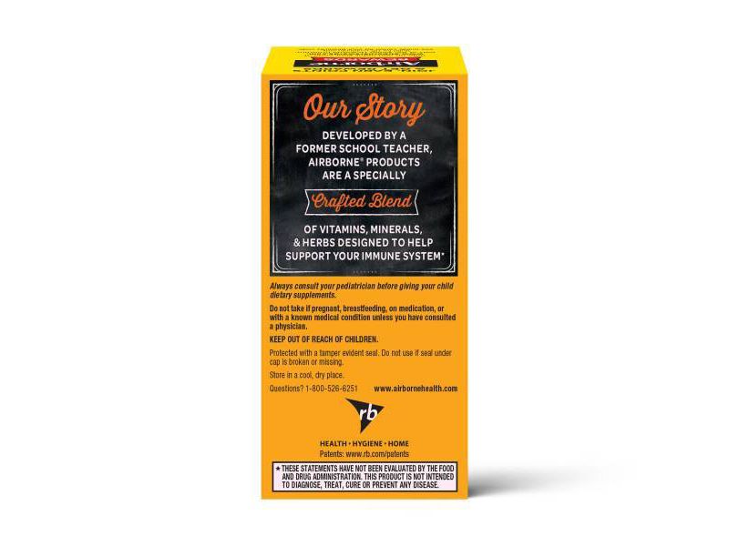 Airborne Immune Support Chewable Tablets with Vitamin C & Zinc - Berry - 32ct