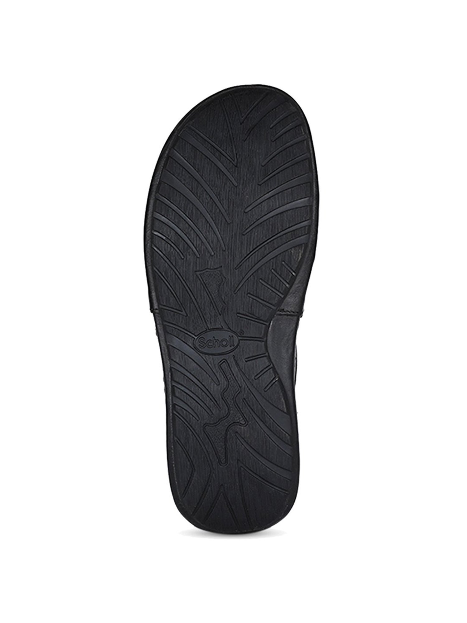 Scholl by Bata Men's Black Thong Sandals