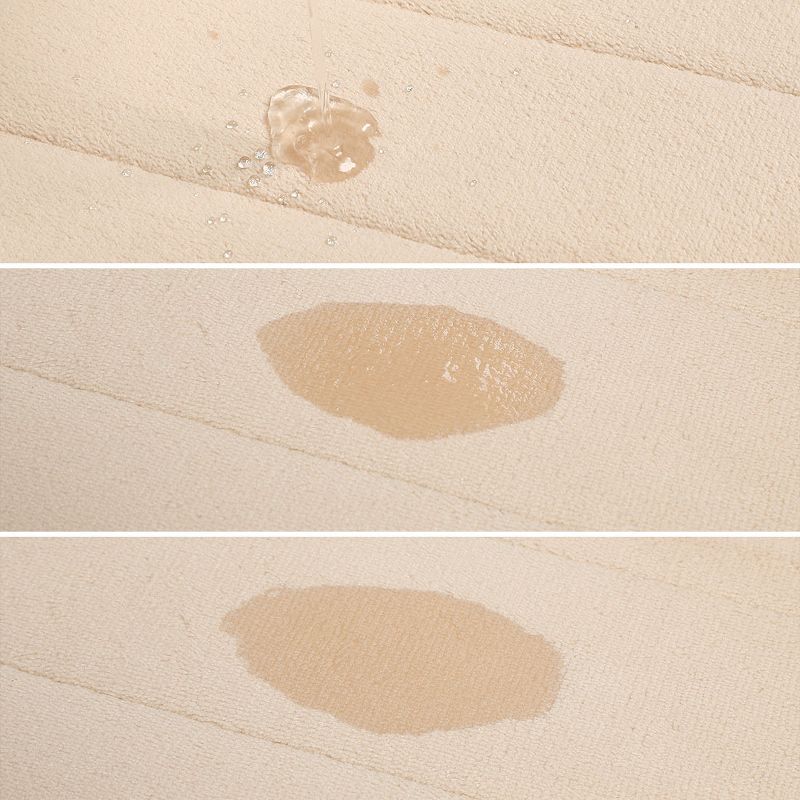 1'6"x3'10" Rectangle Indoor and Outdoor Polyurethane Floor Mat Beige - PiccoCasa