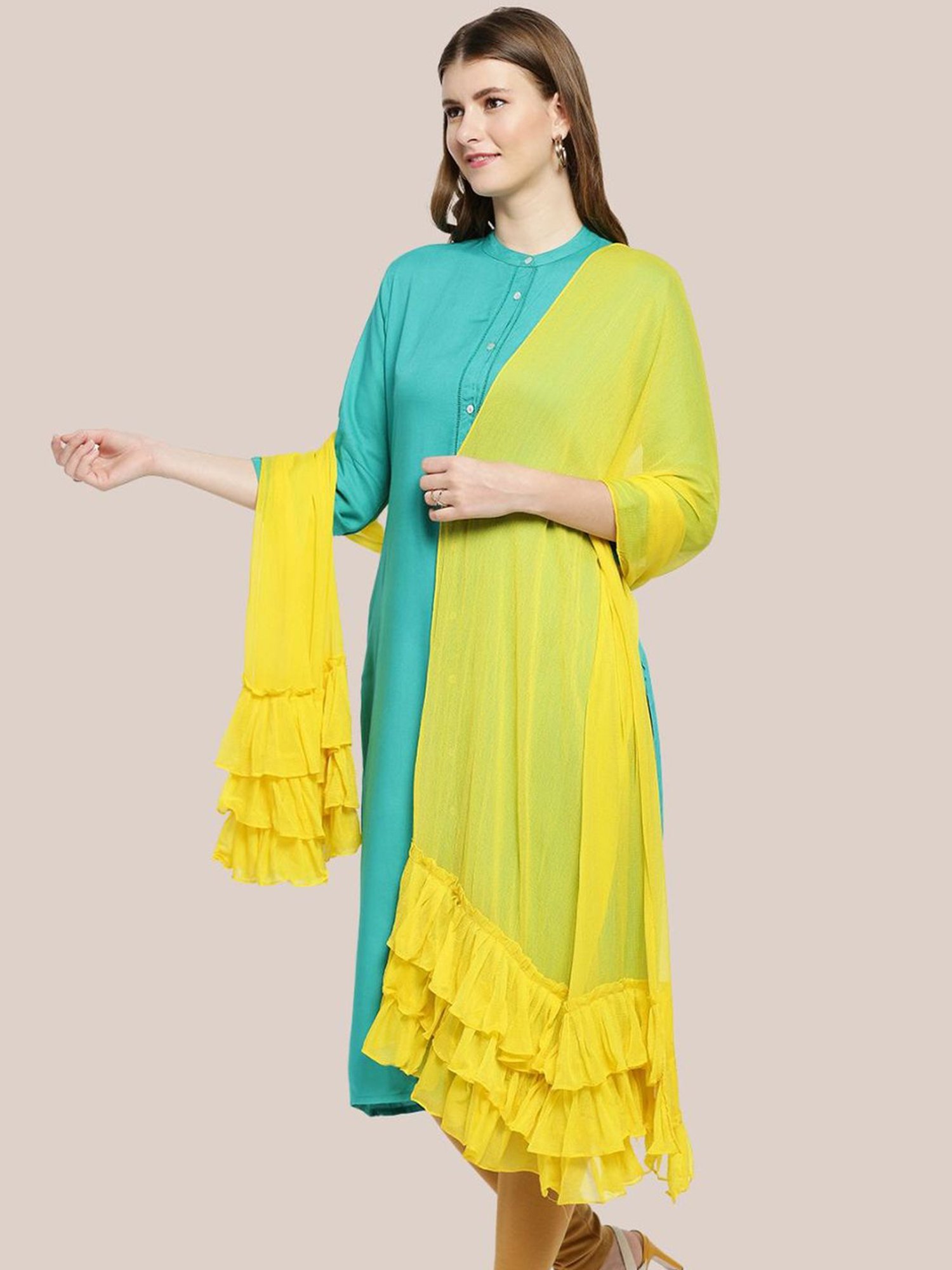 Dupatta Bazaar Yellow Dupatta