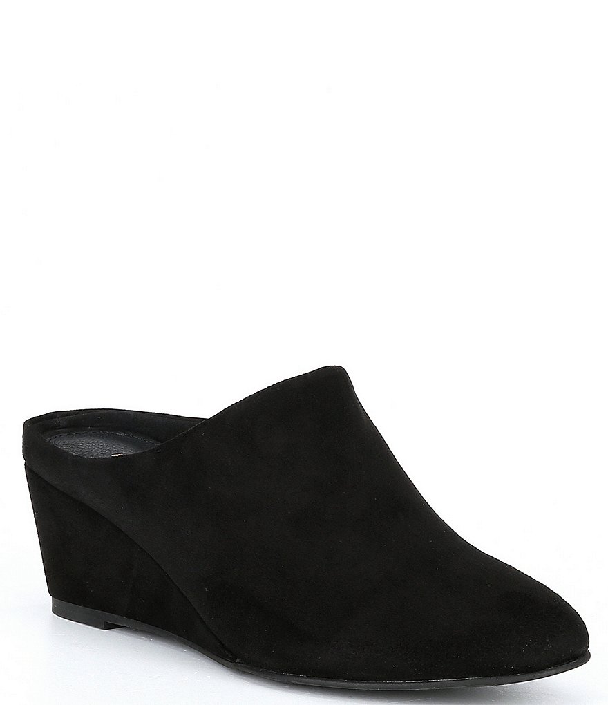 Pelle Moda Kiko Suede Wedge Mules