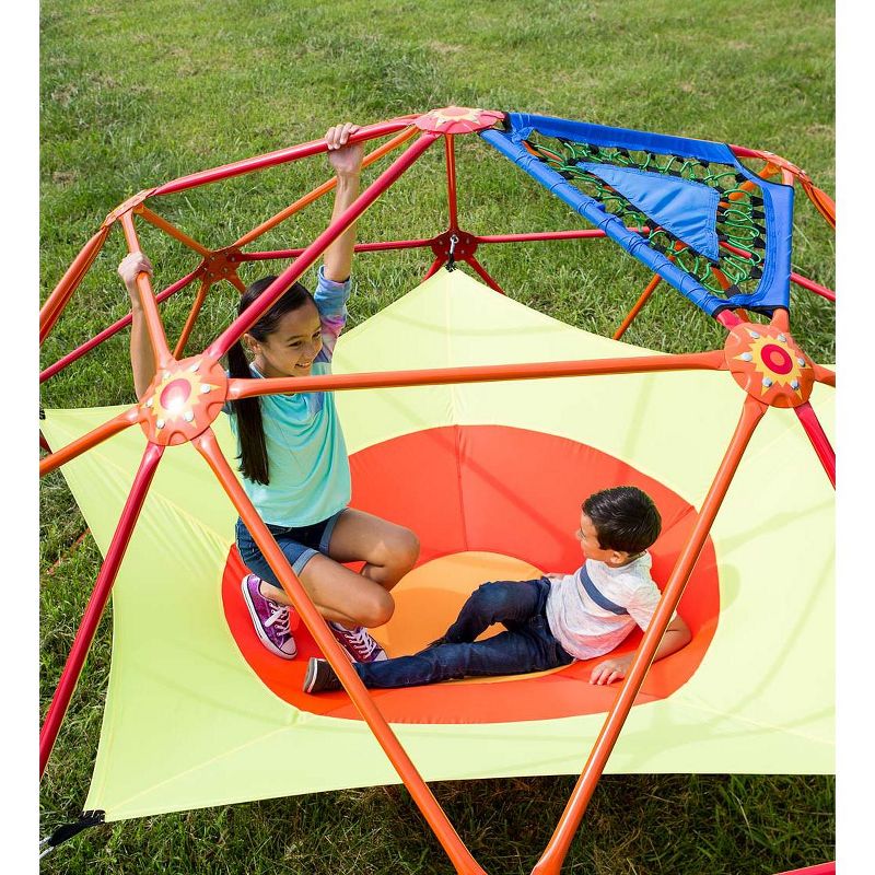 Funphix Climbing Gym Jungle Construction Buildable Indoor Outdoor Kids STEM Learning Toy Set Play Structure for Ages 2 through 12 Years, Multicolor