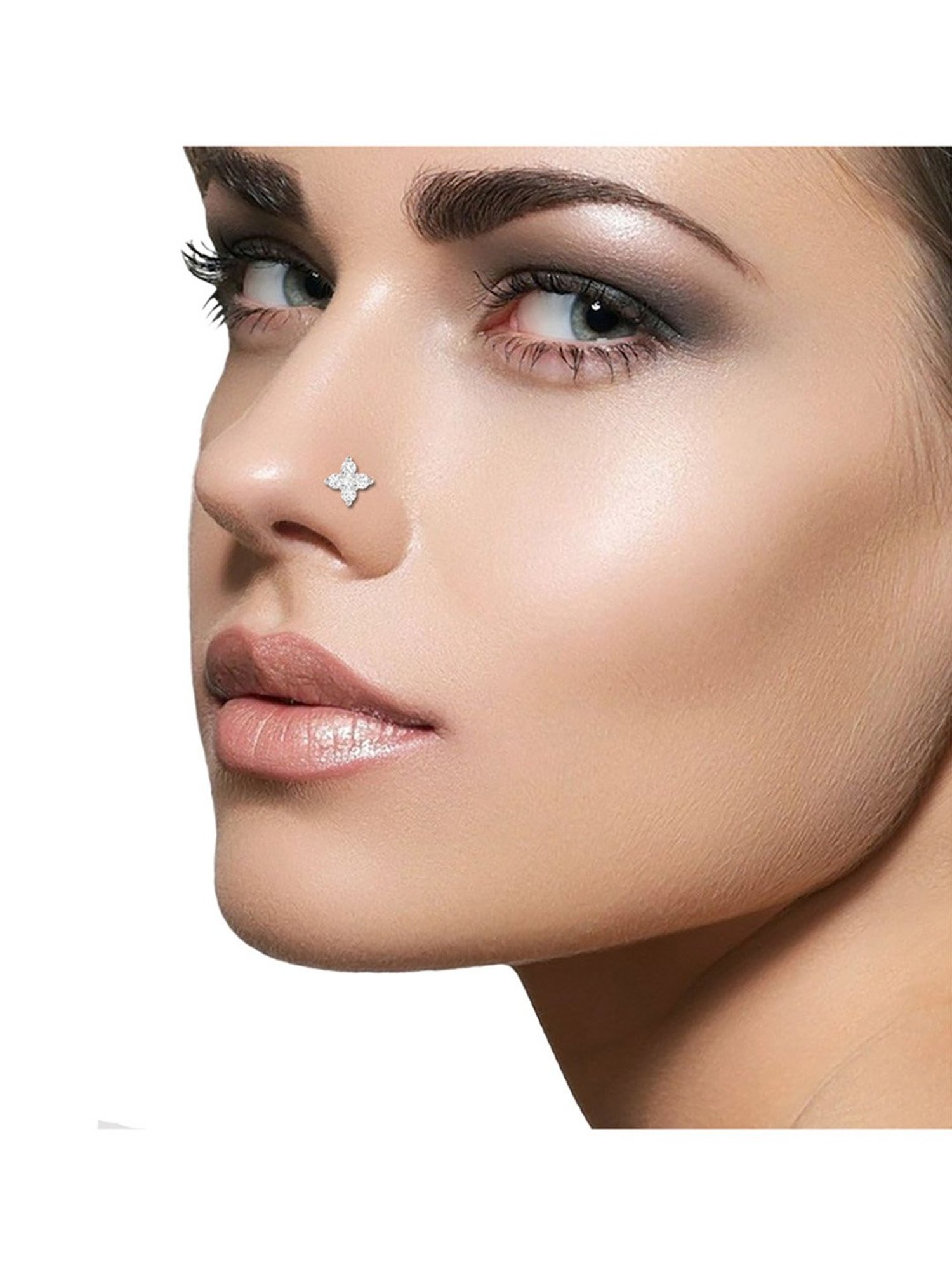 PC Jeweller Blian 18k Gold Nosepin for Women