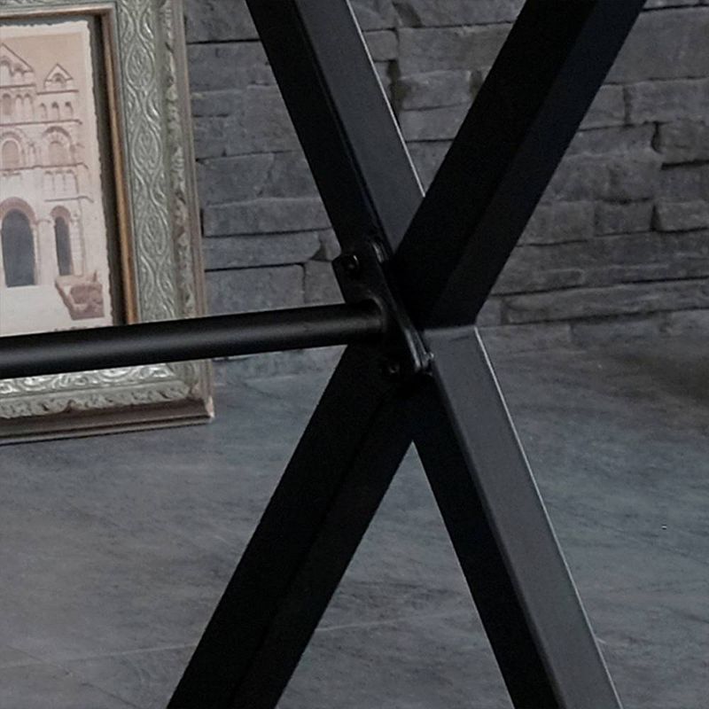 Industrial Modern Desk Nova Collection Brown/Black - AC Pacific