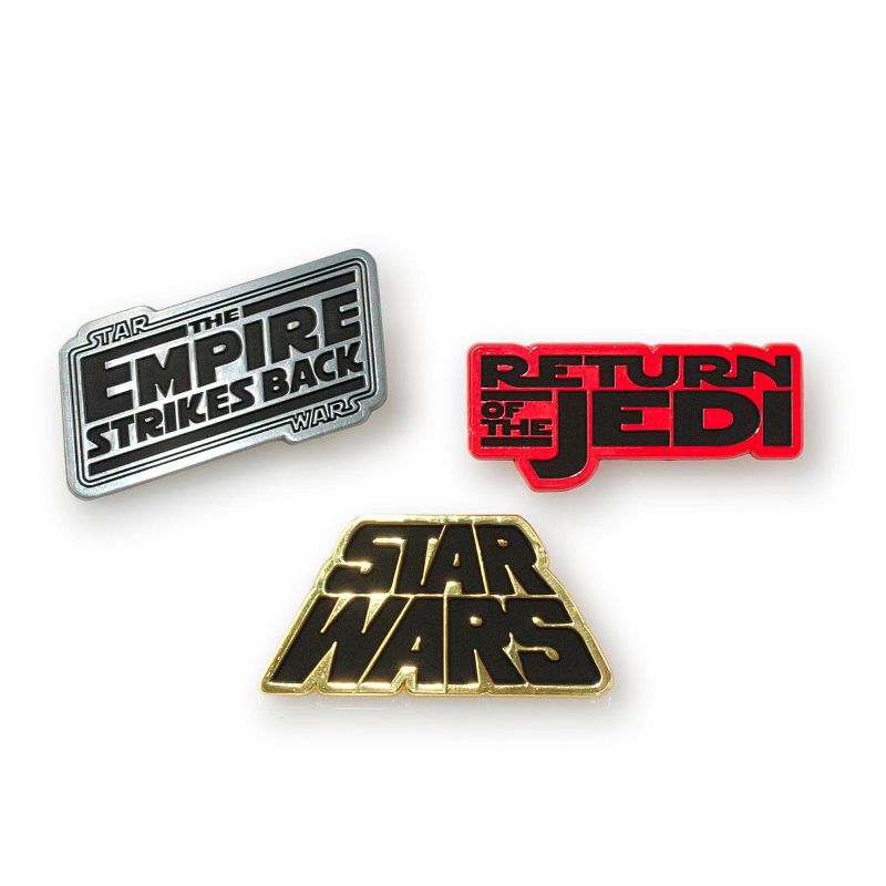 SalesOne LLC Star Wars Episodes 4-6 Movie Posters Enamel Collector Pin 3-Pack