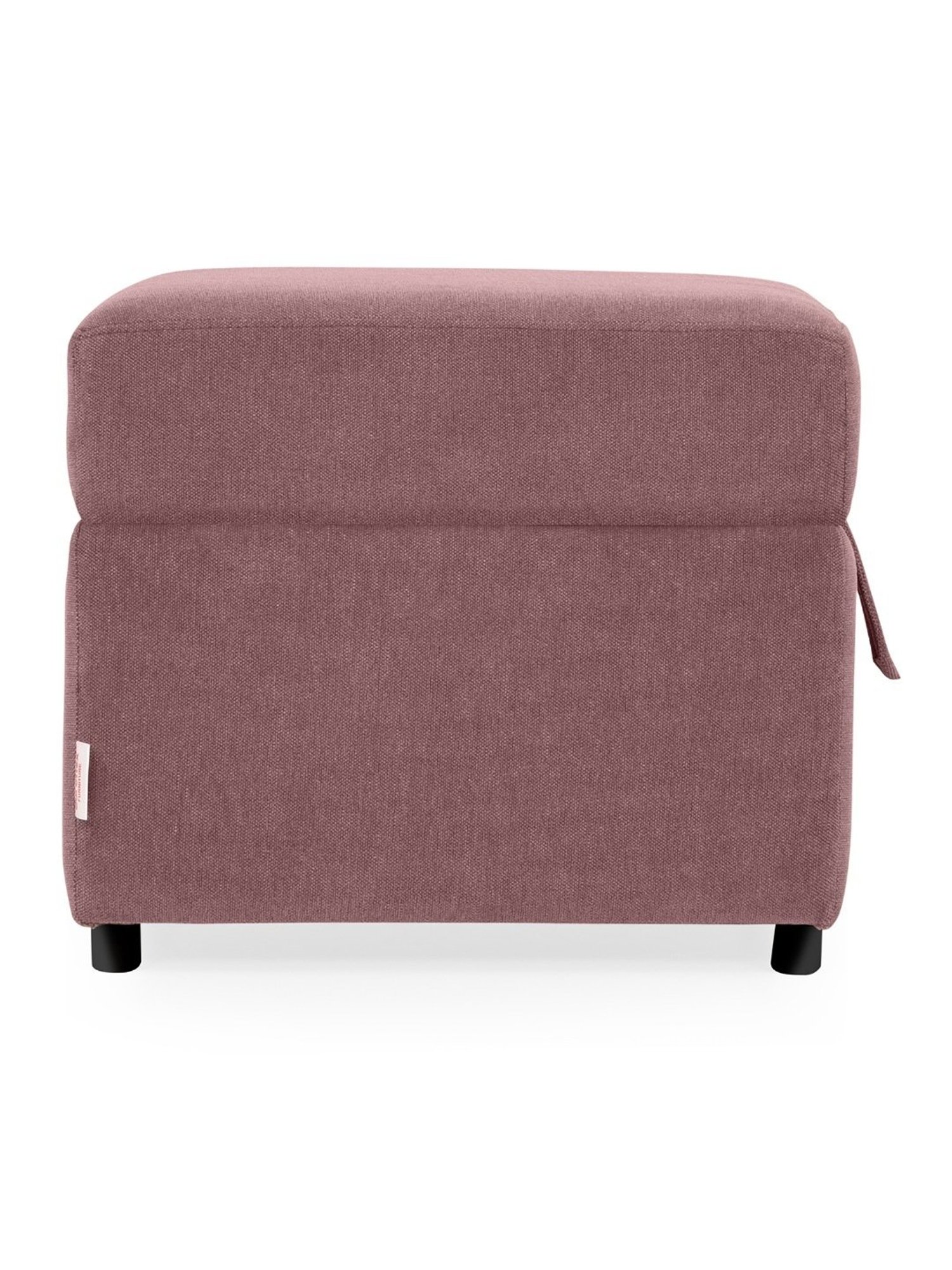 Duroflex Zivo Plus Pink Solid Wood Ottoman