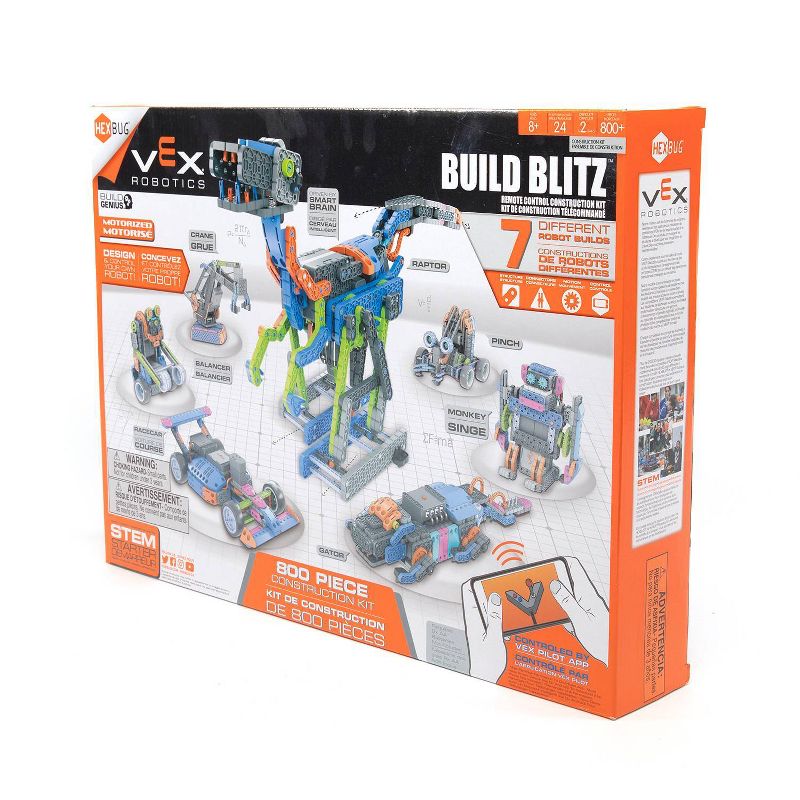 HEXBUG VEX Build Blitz Robotic Construction Set - App Controlled!
