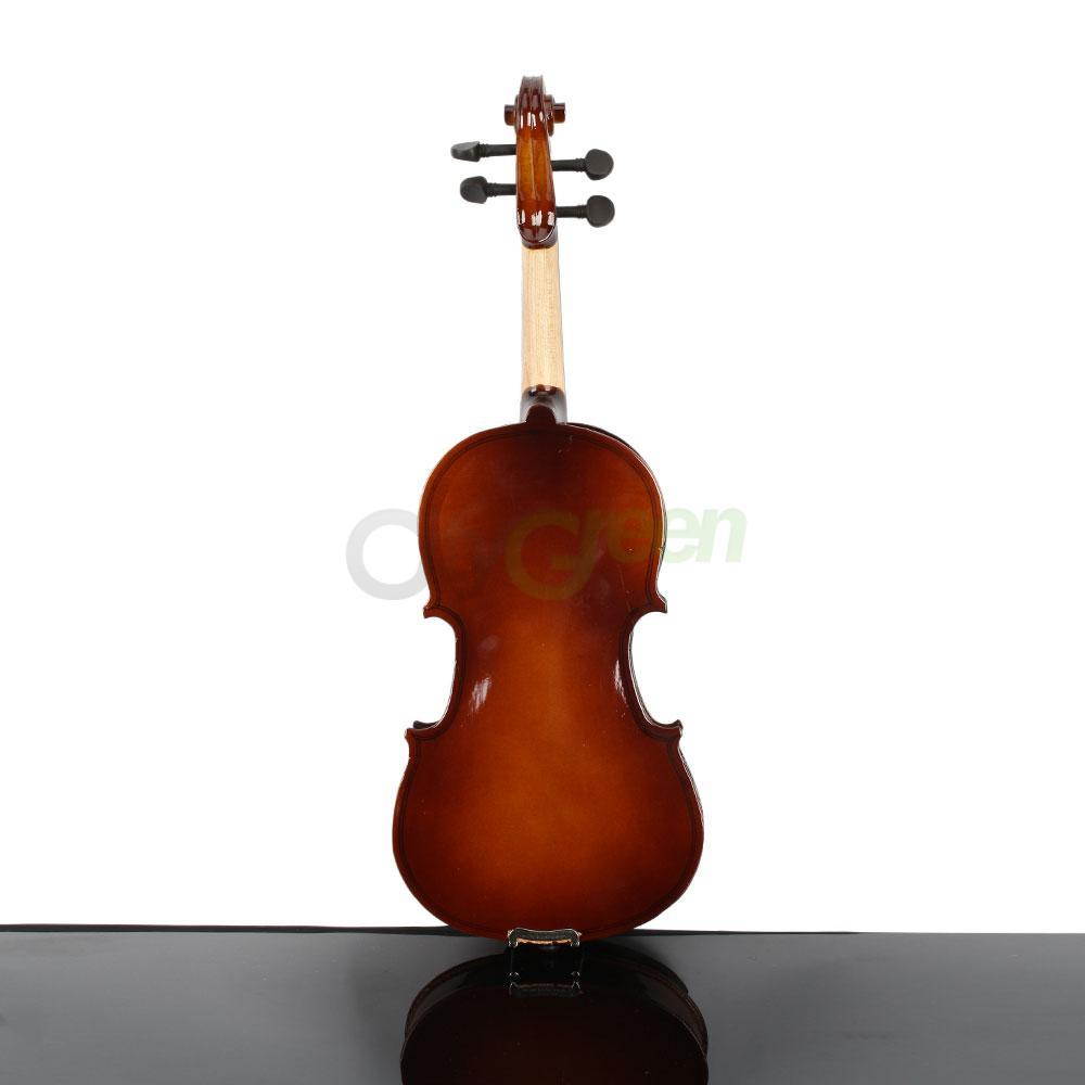 New Acoustic Violin 1/4 size Natural + Case+ Bow + Rosin for 6-8 years old Kids
