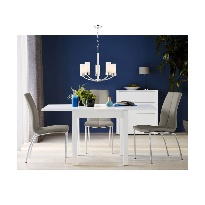 Ceiling Lights Chandelier Polished Nickel - Aurora Lighting