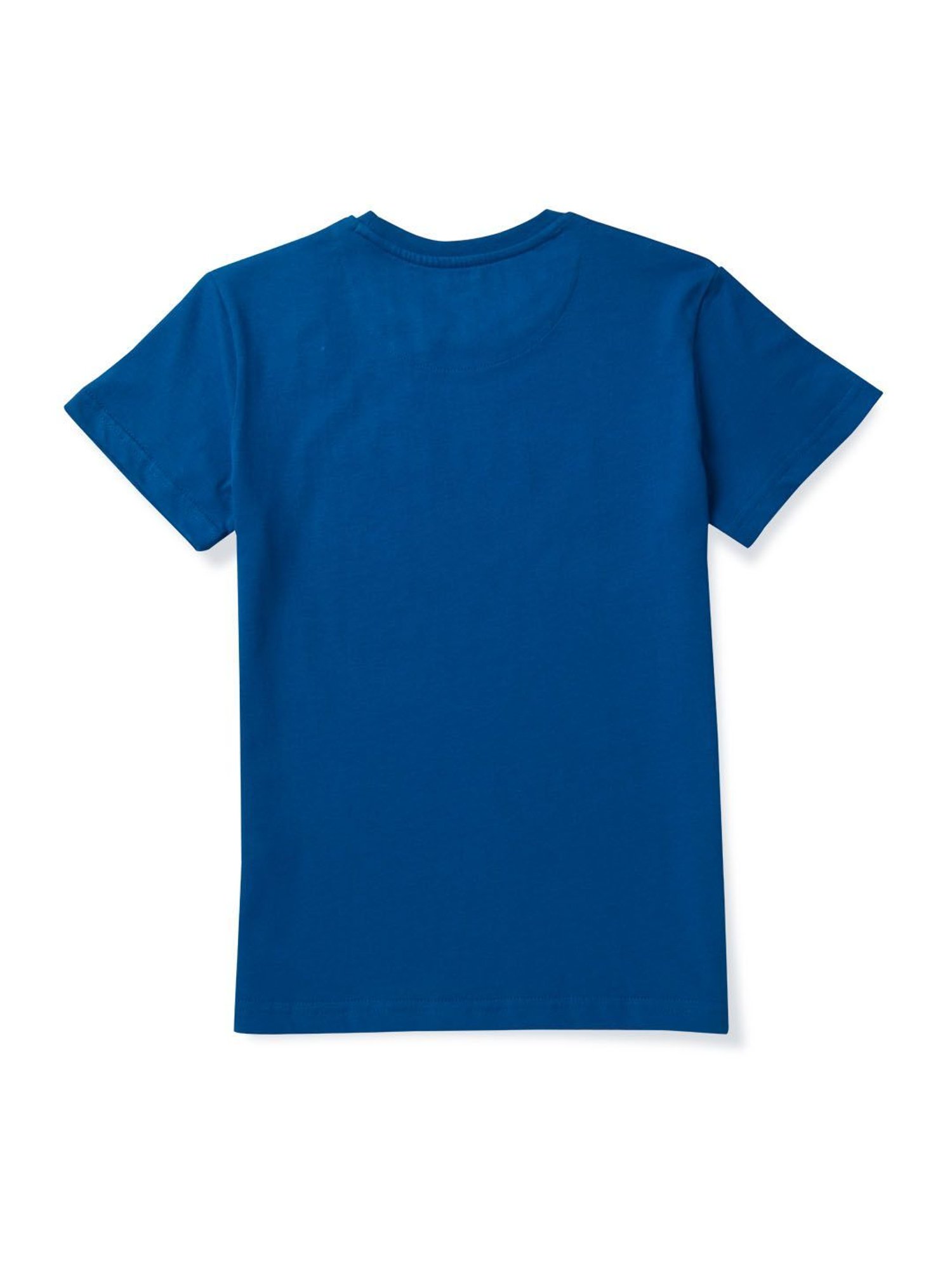 Gini & Jony Kids Royal Blue Printed T-Shirt