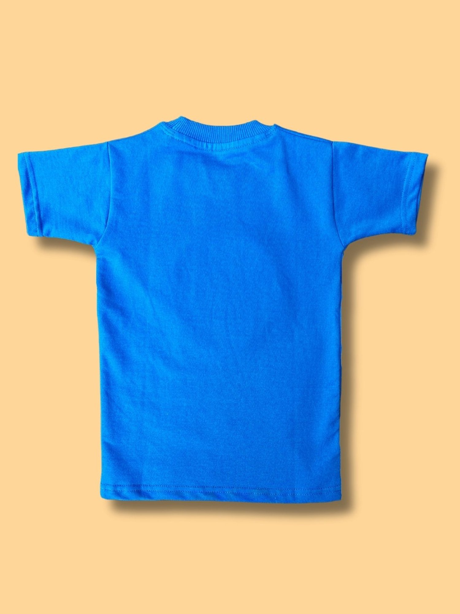 Tippy Top Kids Blue Self Design T-Shirt