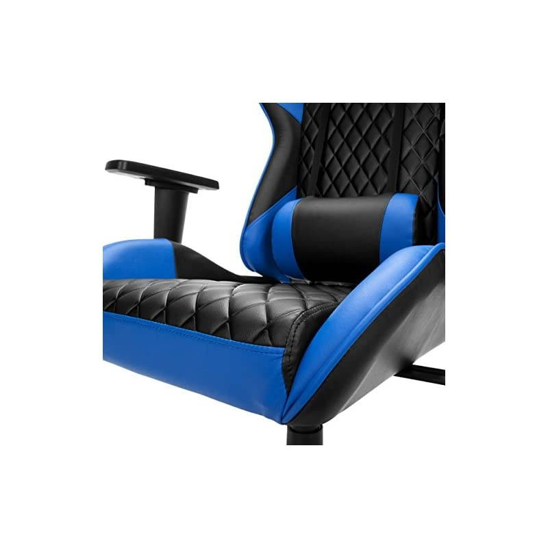 100 Racing Style Gaming Chair, in Blue (RSP-100-BLU)