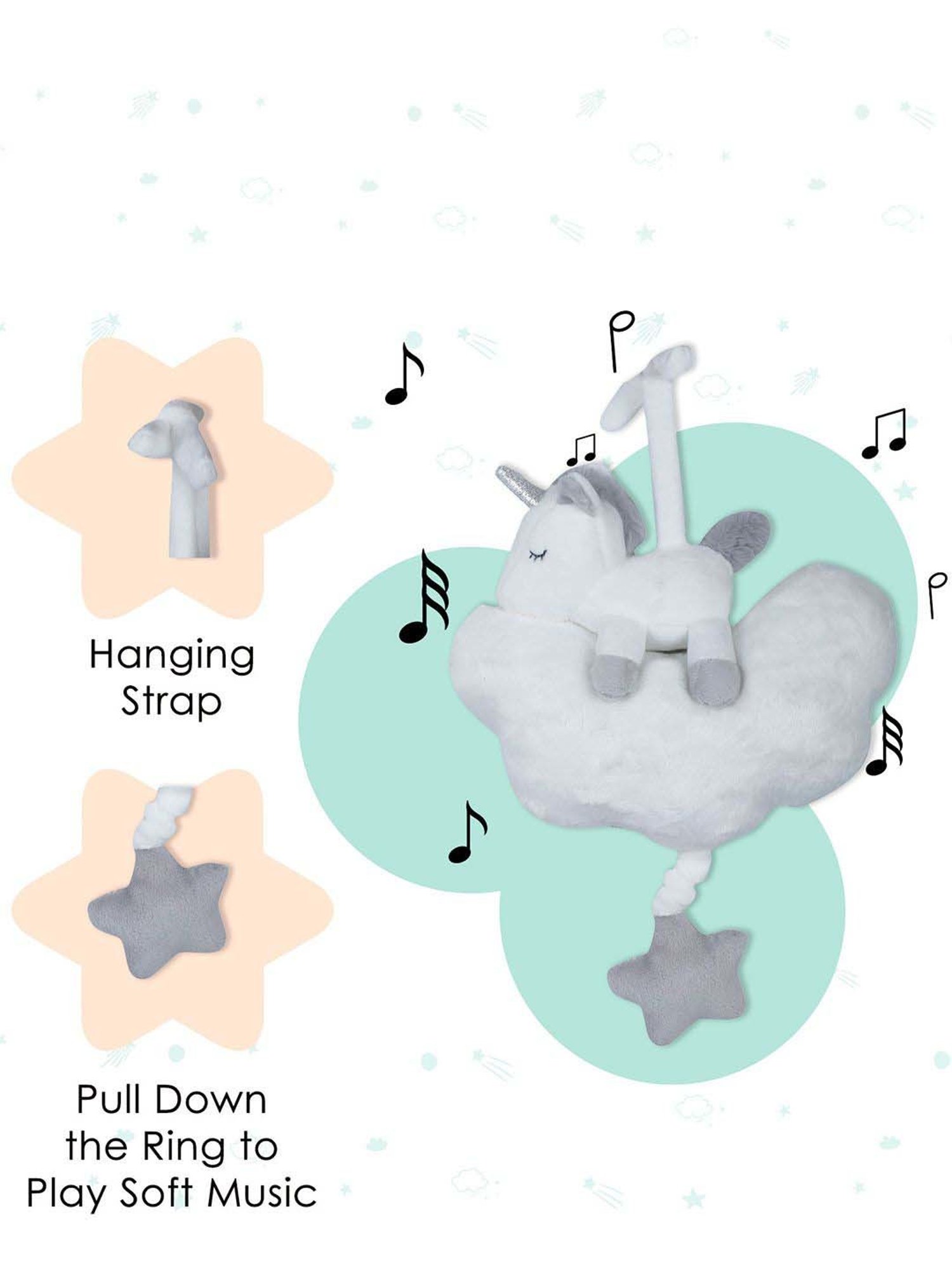 Baby Moo Kids White Pulling Toy