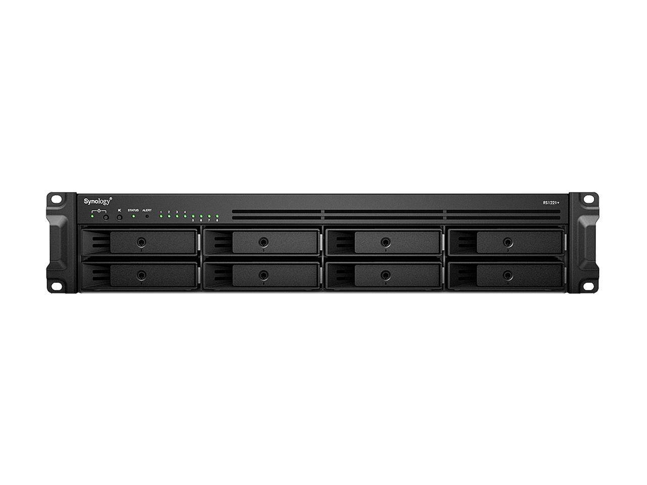 Synology RS1221+ RackStation with 4GB RAM and 112TB (8 x 14TB) of Western Digital RED PRO NAS Drives Fully Assembled and Tested By CustomTechSales