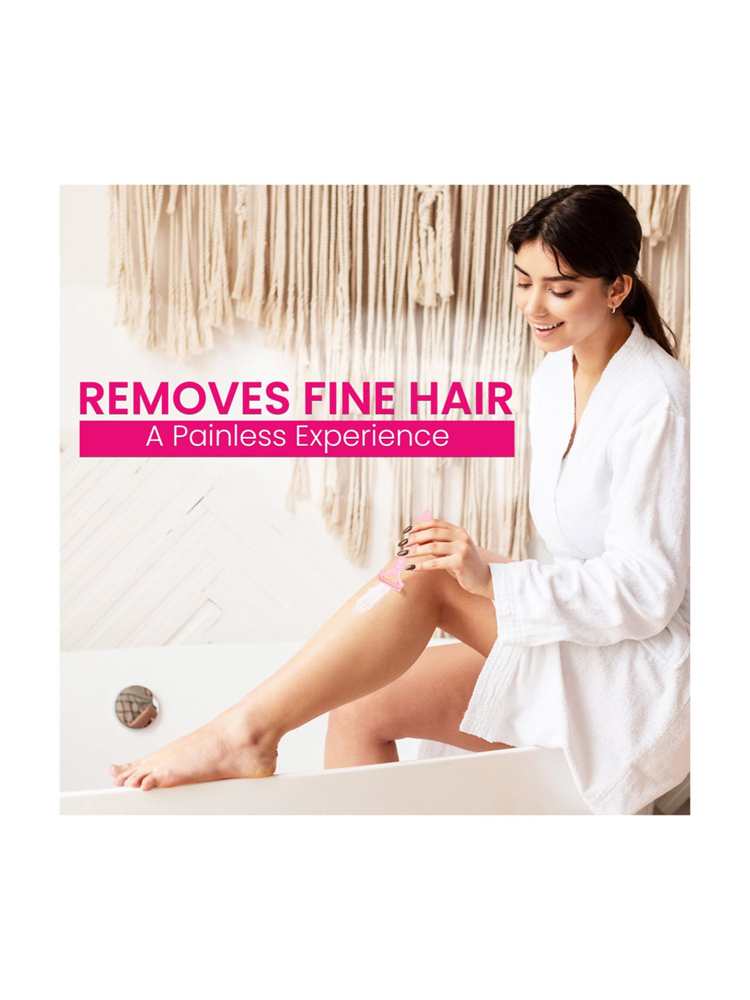 Paree Prima Premium Full Body Instant & Smooth Hair Removal Razors for Women - Pack of 5