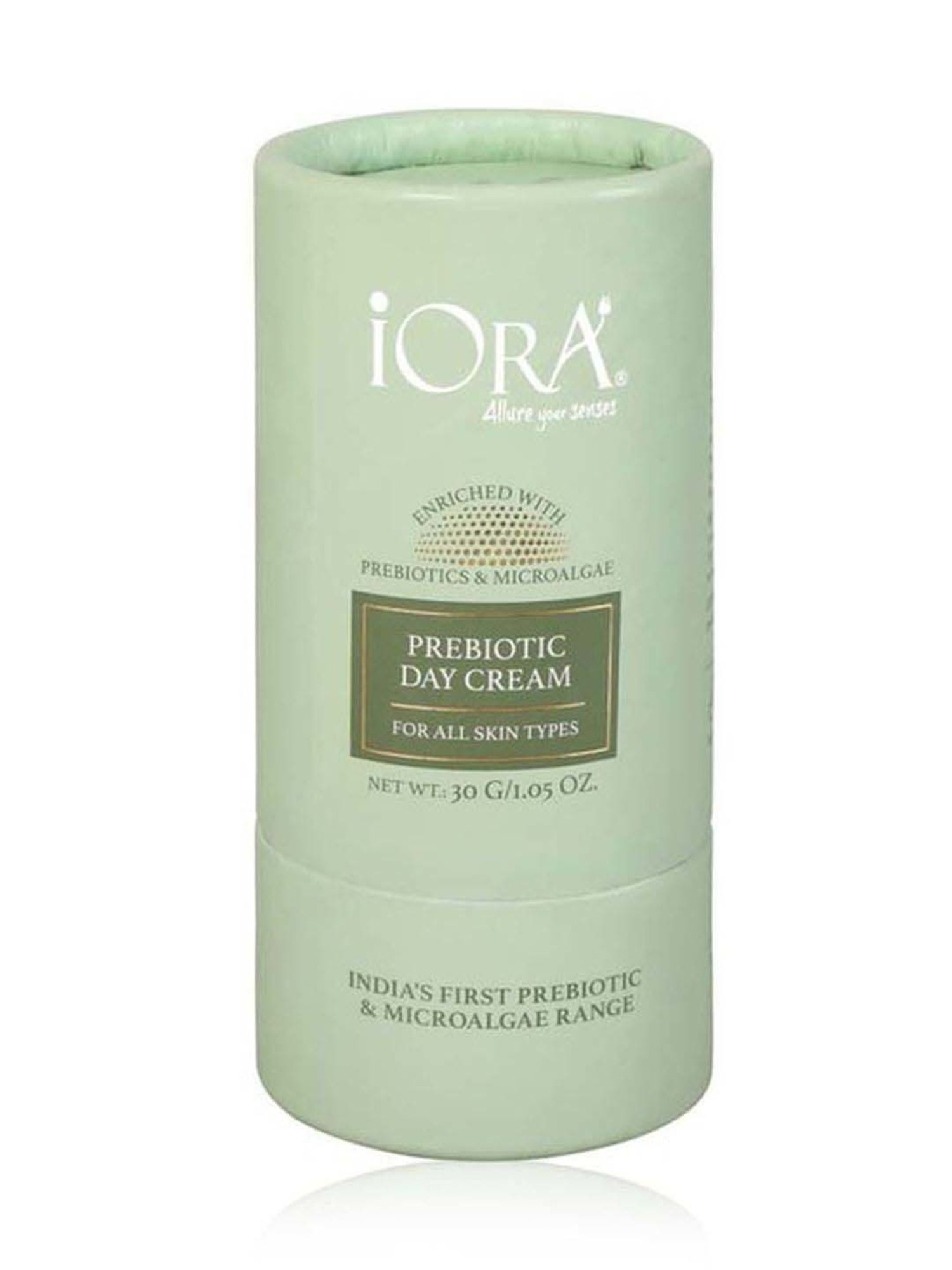 iORA's Prebiotic Day Cream with UV and Bluelight Protection - 30 gm