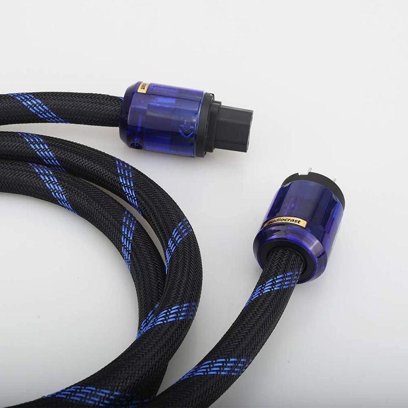 10 x DC Power Right Angle Barrel Male Jack Plug with Wire PC DIY 5.5 x 2.1mm