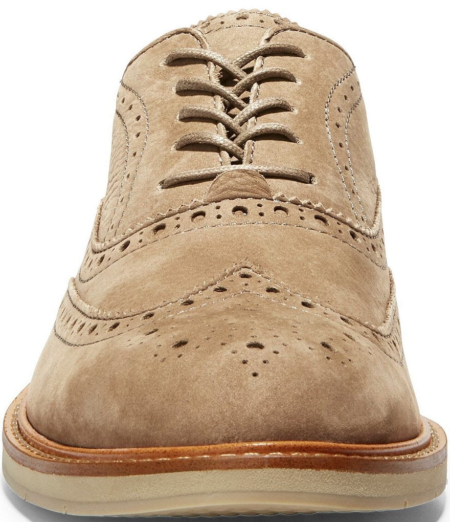 Cole Haan Men's Morris Suede Wingtip Oxfords
