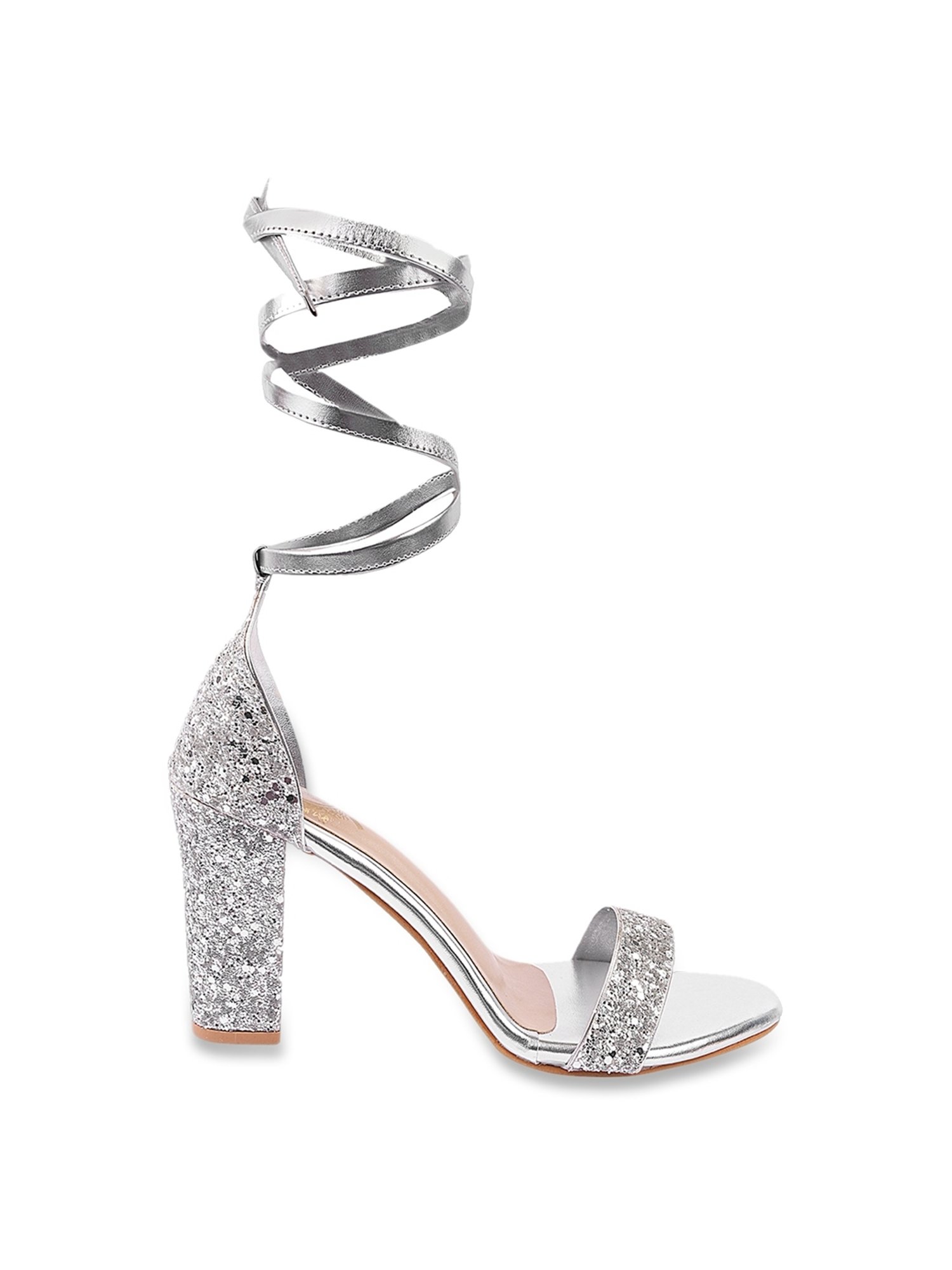 Shoetopia Women's Silver Gladiator Sandals