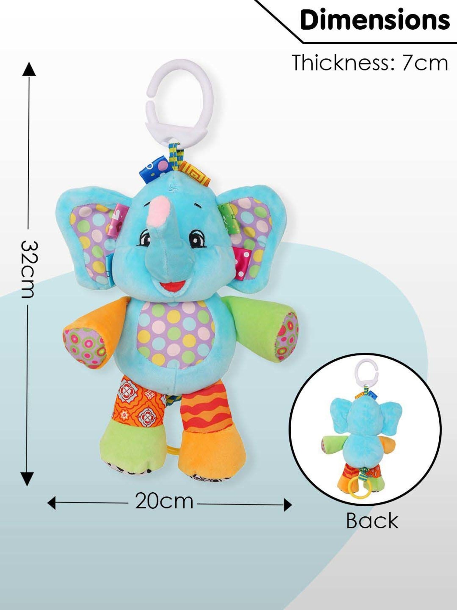 Baby Moo Kids Blue Pulling Toy