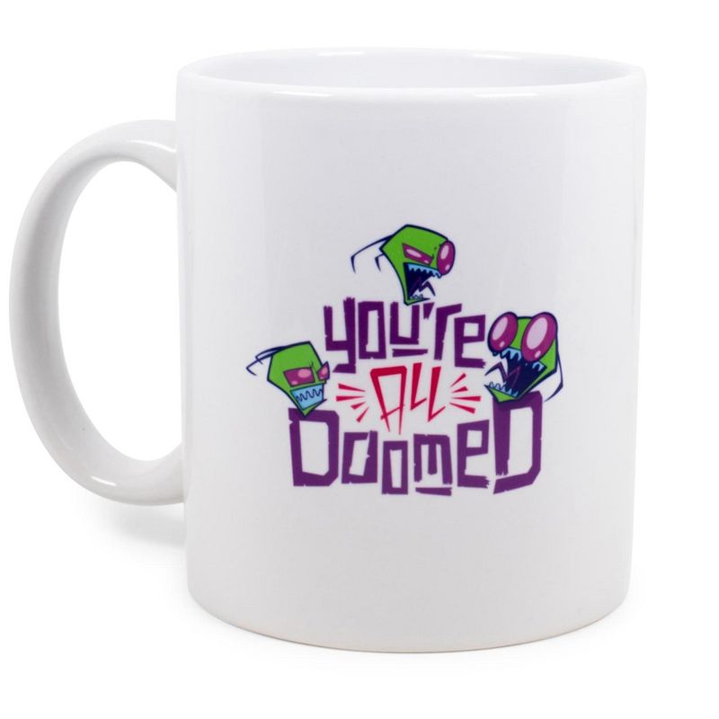 Surreal Entertainment Nickelodeon Invader Zim "Doom Doom Doom" Ceramic Mug Exclusive | Holds 11 Ounces