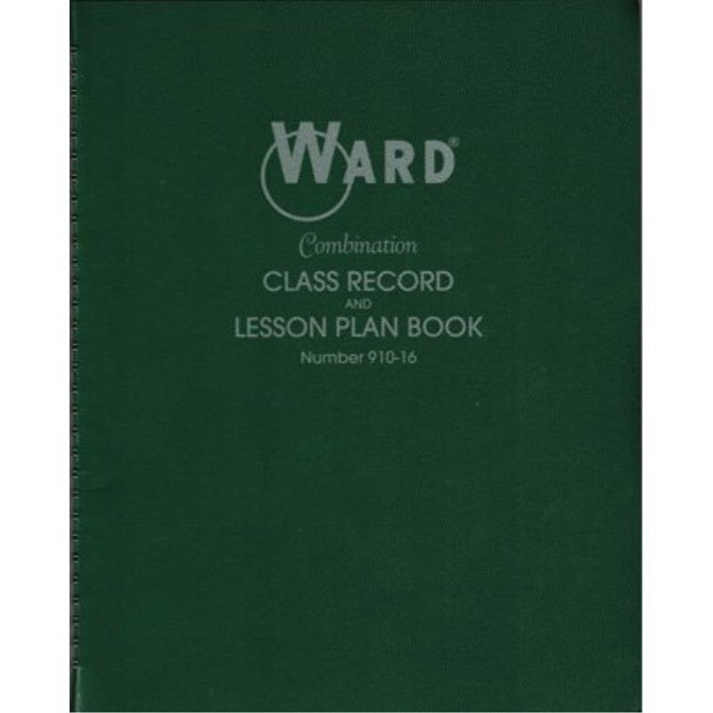 Ward Combination Record & Plan Book 9-10 Weeks 6 Periods/Day 11 x 8-1/2 91016