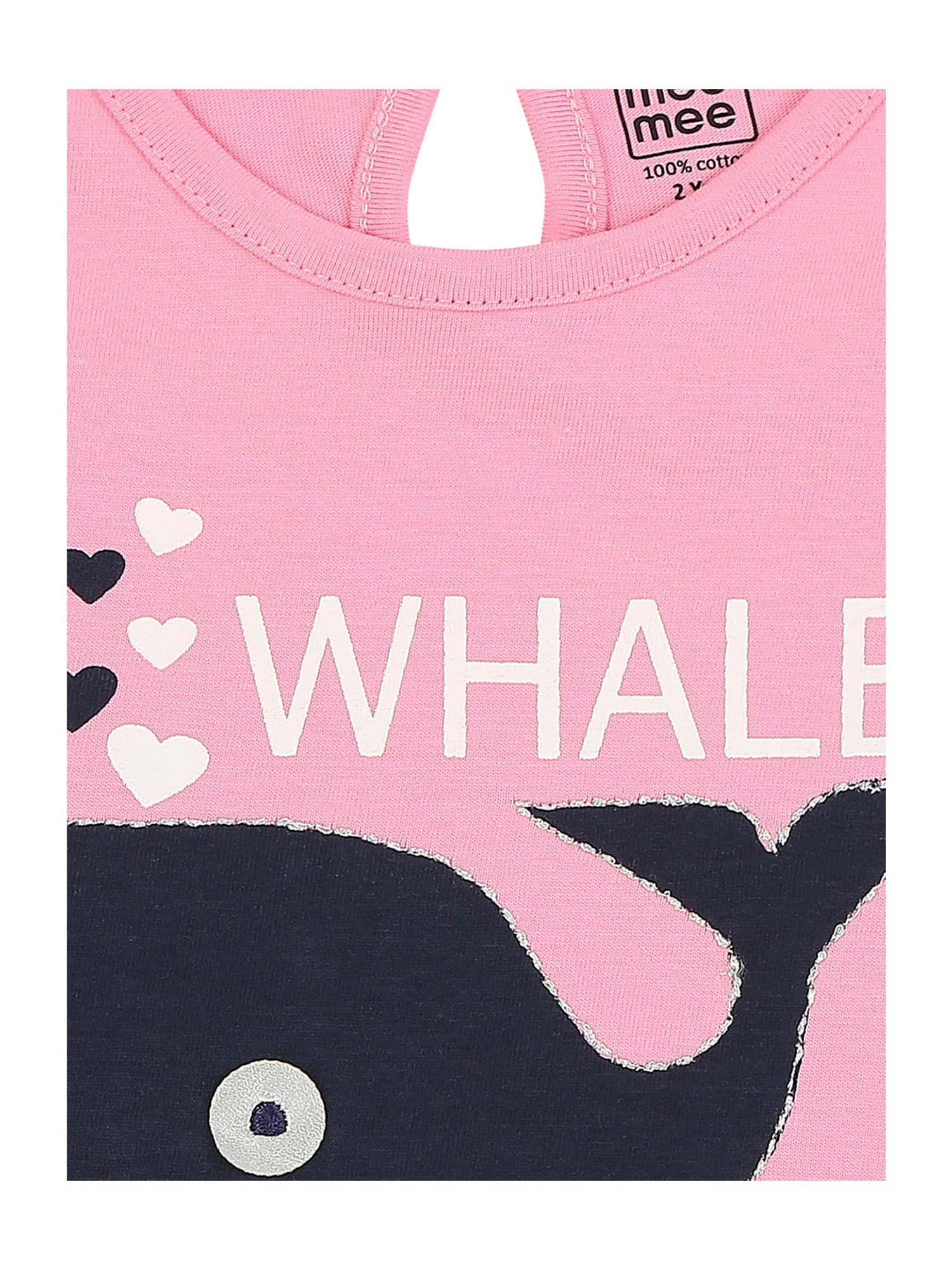 Mee Mee Kids Pink & Grey Printed Top with Shorts