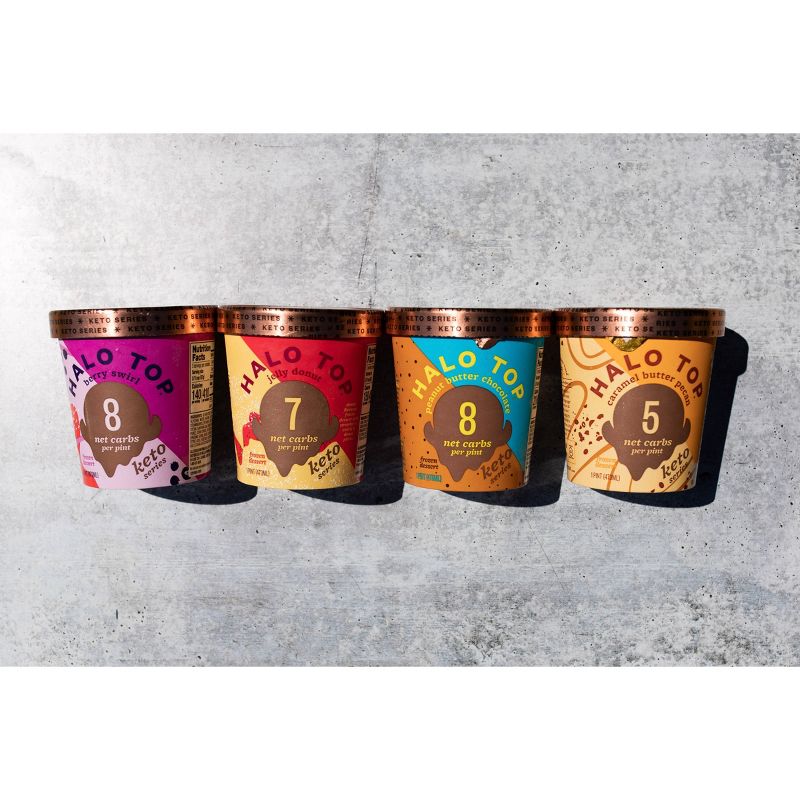Halo Top Keto Peanut Butter Chocolate Frozen Dessert - 16oz