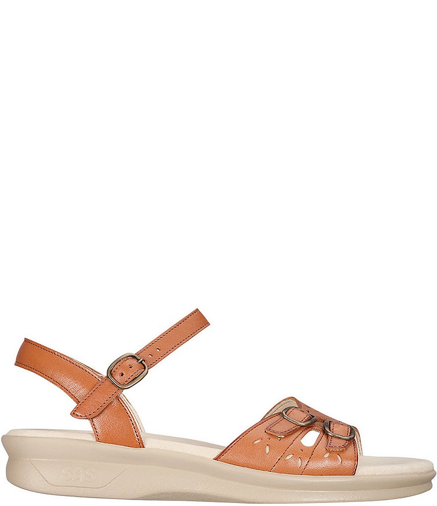 SAS Duo Leather Wedge Sandals