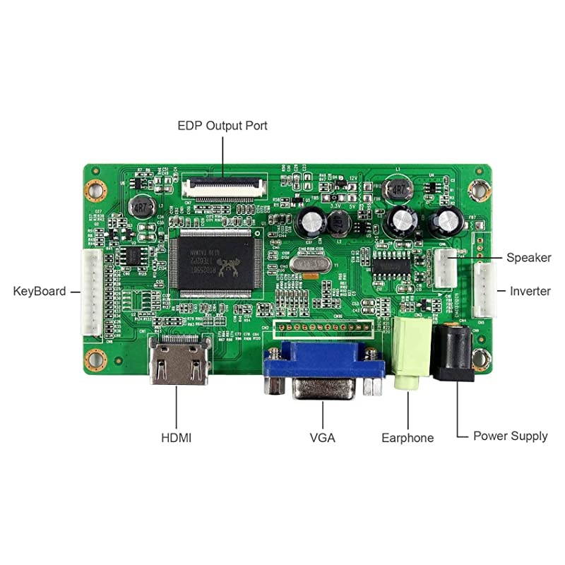 13.3" 13.3 Inch 1920X1080 IPS LCD Screen N133HSE-E21 with HD-MI VGA Controller Board Kit