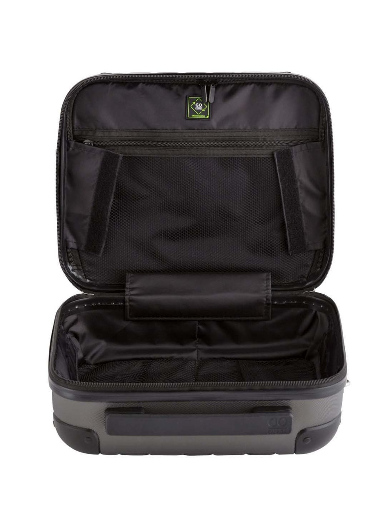 Carpisa Gunmetal Gotech Green Beauty Mini Vanity Bag