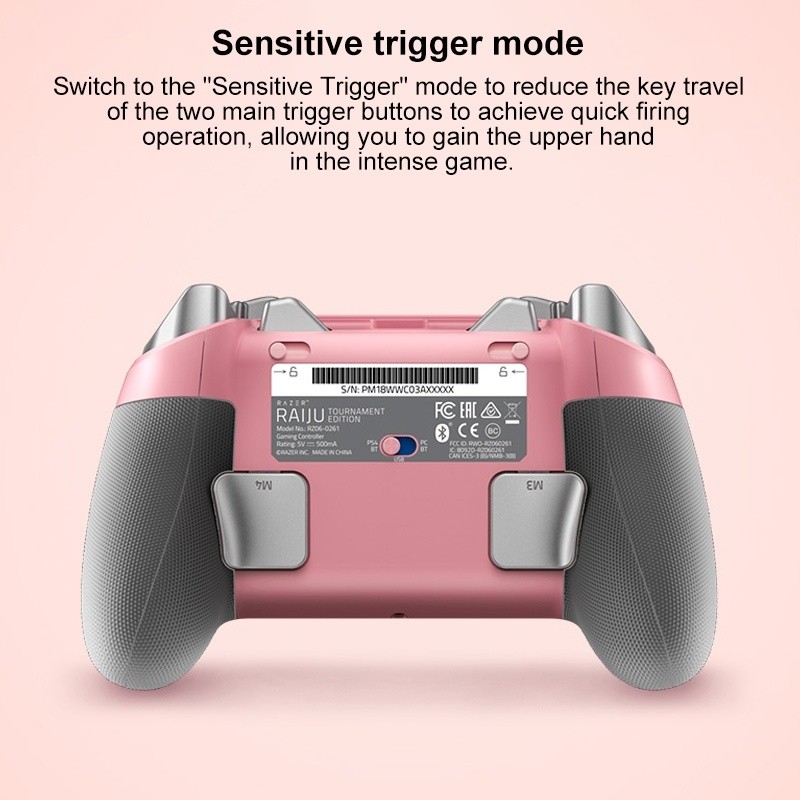 Razer Raiju Athletics Edition Bluetooth Wireless USB Wired Gamepad for PS4 / PC